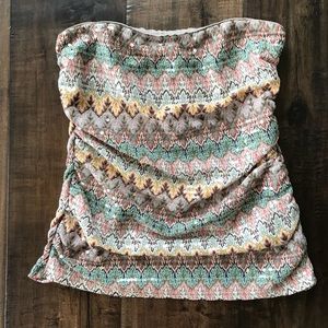 Express strapless top